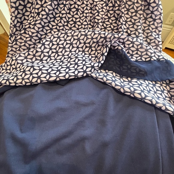 GAP Navy and Purple Patterned Dress - Picture 6 of 7